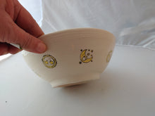 Load image into Gallery viewer, Hand Thrown 8" Decorated Ceramic Bowl