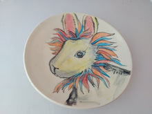 Load image into Gallery viewer, Hand Thrown 9.5" Decorated Ceramic Plate