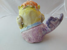 Load image into Gallery viewer, Hand Sculpted Ceramic Figurine 6" Purr-Maid