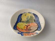 Load image into Gallery viewer, Hand Thrown 6" Decorated Ceramic Plate