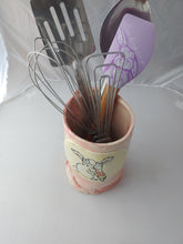 Load image into Gallery viewer, Large Bunny Theme Utensil Container