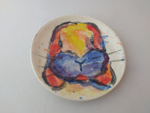 Load image into Gallery viewer, Hand Thrown 6.25" Decorated Ceramic Plate
