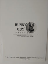 Load image into Gallery viewer, Funny Bunny Greeting Card (blank inside)
