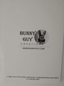 Bunny Guy Greeting Card (blank inside)