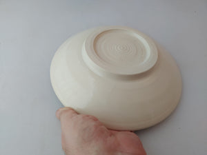 Hand Thrown 9.5" Decorated Ceramic Plate