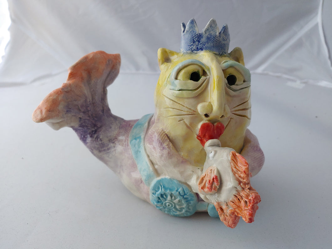 Hand Sculpted Ceramic Figurine 6