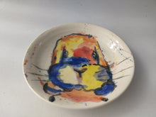 Load image into Gallery viewer, Hand Thrown 6.25&quot; Decorated Ceramic Plate
