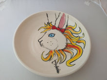 Load image into Gallery viewer, Hand Thrown 10.5&quot; Decorated Ceramic Plate
