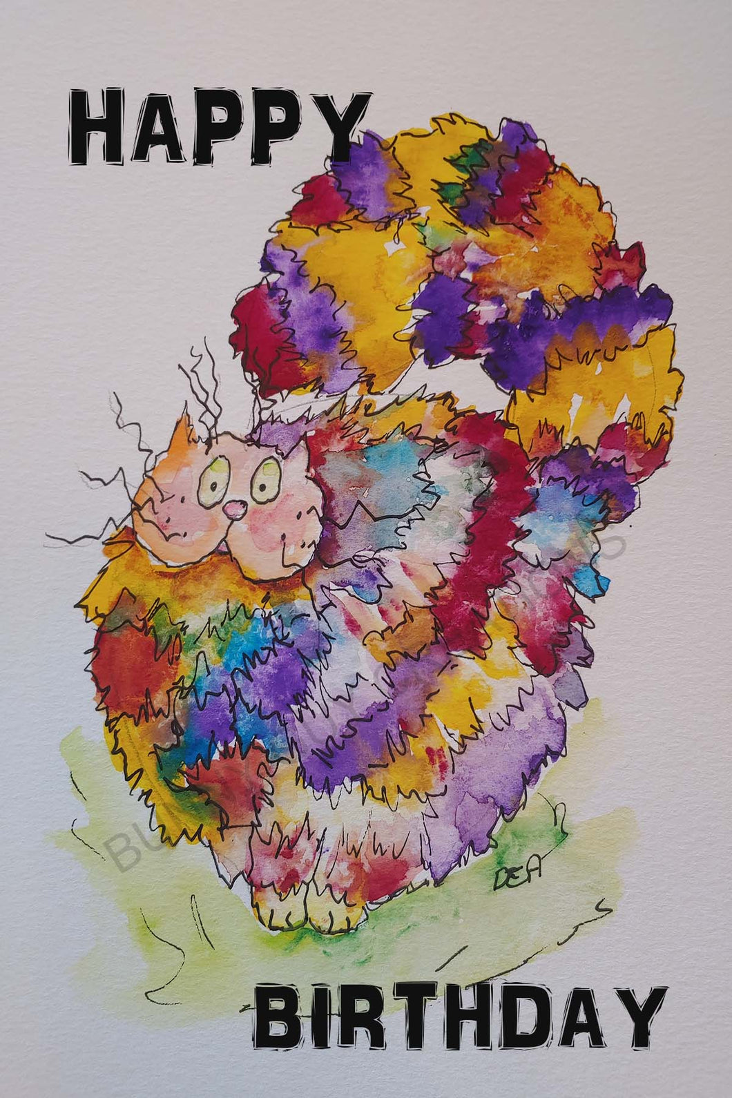 Goofy Grinners Greeting Card (blank inside)