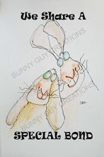 Load image into Gallery viewer, Funny Bunny Greeting Card (blank inside)
