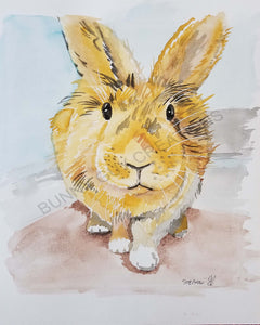 Bunny Guy Art Print 8X10