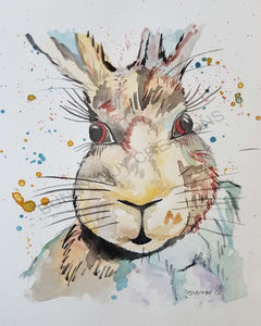 Bunny Guy Art Print 8X10