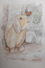 Load image into Gallery viewer, Bunny Guy Greeting Card (blank inside)
