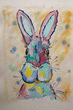 Load image into Gallery viewer, Bunny Guy Greeting Card (blank inside)
